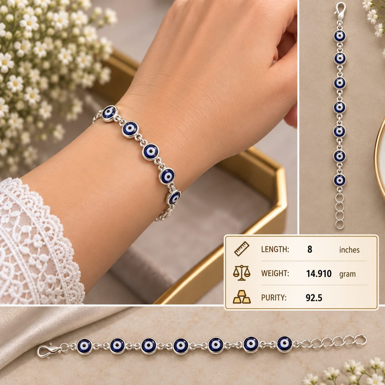 Ladies Silver Bracelet 020
