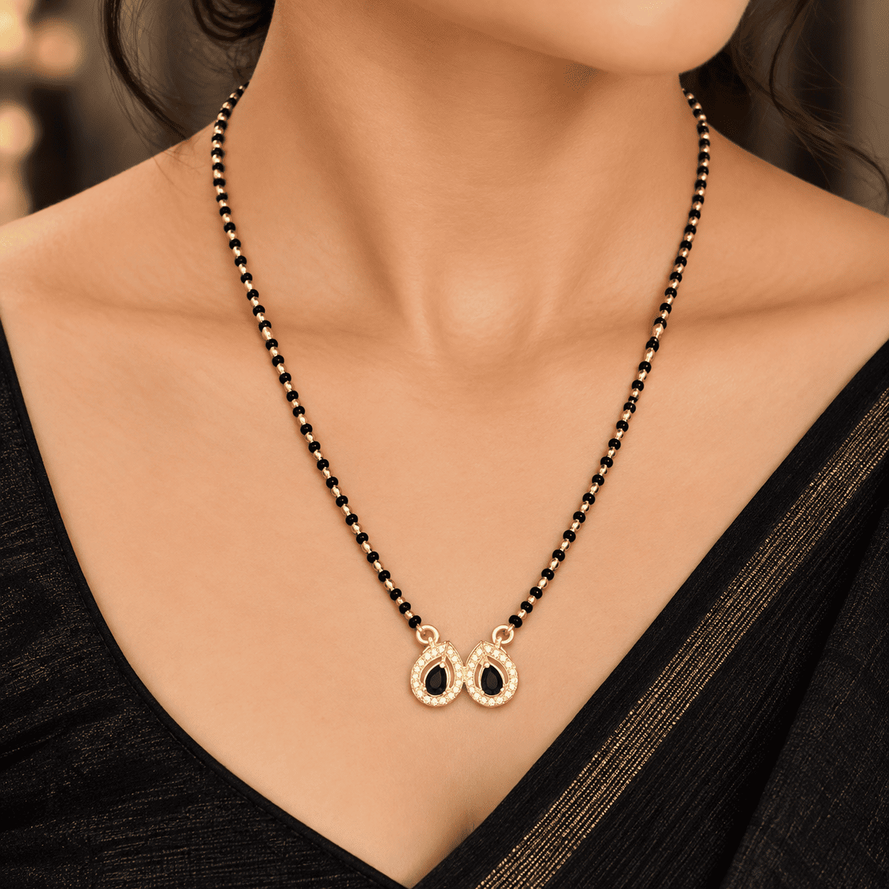 Ladies Silver Mangalsutra